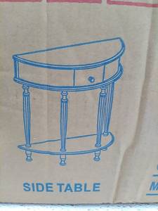 lot 48682 image: Side Table with Drawer