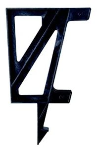 lot 48689 image: Dekmate Deck Bench Brackets, 2x4basics,Black