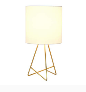 lot 48715 image: Simple Designs Down to the Wire Fabric Shade Table Lamp