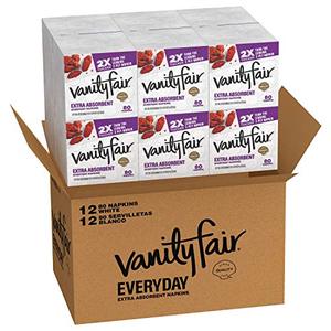 lot 48738 image: Vanity Fair Everyday Extra Absorbent Premium Paper Napkins