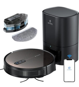 lot 48744 image: Amarey Robot Vacuum Self Emptying and Mop Combo