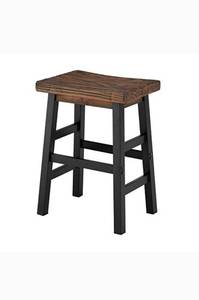 lot 48774 image: Sonoma Reclaimed Wood Counter Height Stool, Natural
