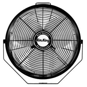 lot 48775 image: Air King 18 16 HP 3-Speed Totally Enclosed Pivoting Head Multi-Mount Fan