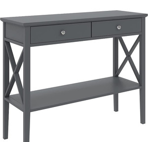lot 48795 image: ChooChoo Console Sofa Table Classic X Design with 2 Drawers