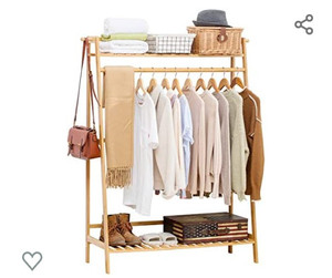 lot 48810 image: Bamboo Garment Rack