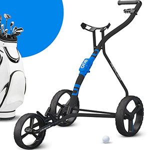lot 48823 image: Wishbone Golf Push Carts, Blue