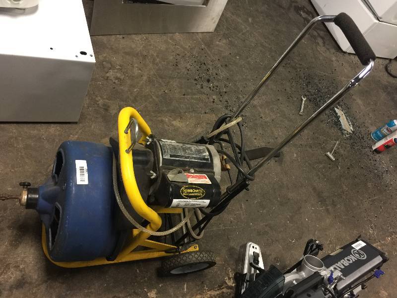 Speedway drain on sale cleaning machine