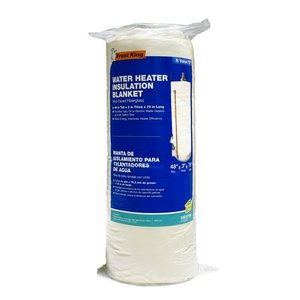 lot 75440 image: Frost King� SP5711CW1 Vinyl Backed Home Water Heater Fiberglass Insulation Blanket Tool