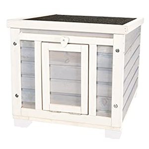 lot 75485 image: TRIXIE Natura Outdoor Pet Home  Cat House  Cat Condo  Shelter for Ferrel Cats, 16.5 x 15.75 x 20 in. (B01IK50F0G)