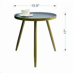 lot 75434 image: Aojezor Side Table GreyGold