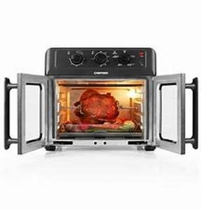 lot 75437 image: Chefman French Door Air Fryer  Oven 26 Quart