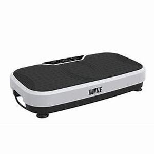 lot 75467 image: Hurtle Fitness Vibration Platform Machine - Home Gym Whole Body Shaker Exercise Machine Workout Trainer Fast Weight Loss w Resistance Bands, Easy Carry Wheel Remote, Adjustable Speed - HURVBTR36 (B07N41D7QY)