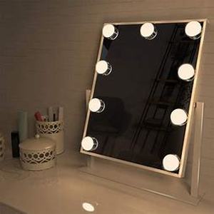 lot 75522 image: fenair lighted vanity mirror