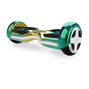 lot 14389 image: Hover-1 Horizon Electric Hoverboard  7MPH Top Speed, 7 Mile Range, 3.5HR Full-Charge, Built-In Bluetooth Speaker, Rider Modes Beginner to Expert, GreenYellow