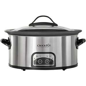 lot 14392 image: Crock-Pot� - 6qt Slow Cooker - Stainless Steel