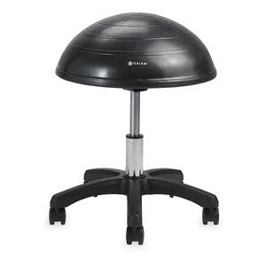 lot 24498 image: Gaiam 23 Adjustable Balance Stool Black