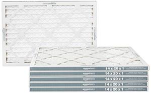 lot 24499 image: Merv 8 AC Furnace Air Filter - 14x20x1, 6-Pack,white