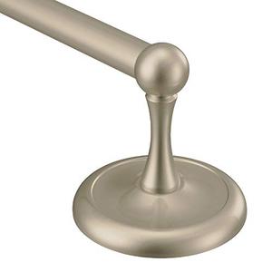 lot 24510 image: Moen BP5324SN Yorkshire 24-Inch Towel Bar, Satin Nickel