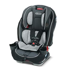 lot 24512 image: Graco SlimFit 3 in 1 Car Seat -Slim & Comfy Design Saves Space in Your Back Seat, Darcie, One Size