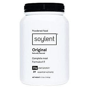 lot 24526 image: Soylent Complete Nutrition Gluten-Free Vegan Protein Meal Replacement Powder, Original, 36.8 Oz (B071F4Z16T)