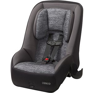 lot 34458 image: Cosco Mighty Fit 65 DX Convertible Car Seat (Heather Onyx Gray)