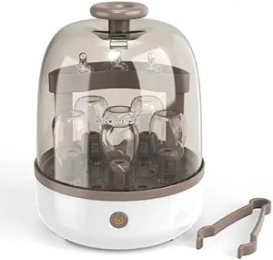 lot 44352 image: Baby Bottle Sterili-zer, Bottle Steam Sterili-zer for Baby Bottles Pacifiers Breast Pumps Large Capacity and 99.99% Cleaned in 8 Mi