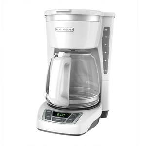 lot 2523 image: BLACKDECKER 12-Cup Programmable Coffeemaker White CM1160W