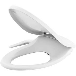 lot 2554 image: Kohler K-5724 Puretide Elongated Bidet Toilet Seat - White