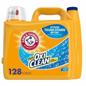 lot 5477 image: Arm Hammer OxiClean Fresh Scent Liquid Laundry Detergent - 201.6 fl oz