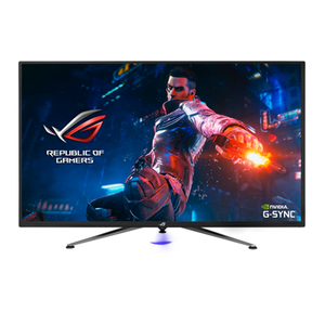 lot 10665 image: ASUS ROG Swift PG43UQ 43�� 4K HDR DSC Gaming Monitor (3840 x 2160) 144Hz G-SYNC Compatible 1ms Eye Care DisplayHDR 1000 DisplayPort HDMI USB Aura Sync - Retail$848.99