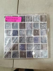 lot 2570 image: 3D Mosaic Self Adhesive Glossy Gel Backslash