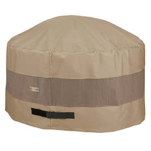 lot 10699 image: Duck Covers Elegant Waterproof 34 Inch Round Fire Pit Cover