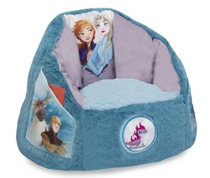 lot 2564 image: Frozen Bean Bag Chair - Kinda Lop Sideded