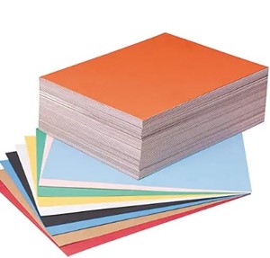 lot 2580 image: Pack of Multi Colored Construction Paper