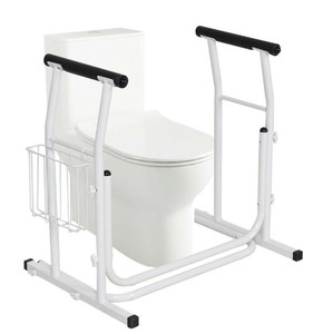 lot 5487 image: Stand Alone Adjustable Toilet Safety Stand