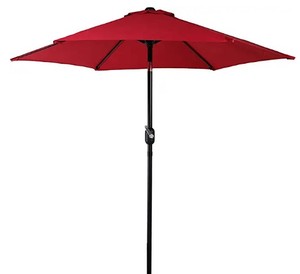 lot 2559 image: Red Patio Umbrella