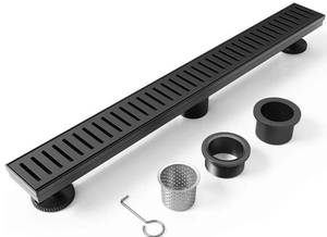 lot 8857 image: Webang 48 Inch Linear Shower Drain