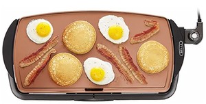 lot 8858 image: Bella Copper Titanium 10.5x20 Griddle