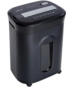 lot 10670 image: AmazonBasics 15 Sheet Paper Shredder