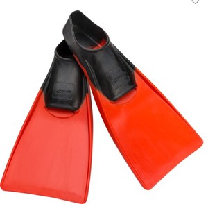 lot 10694 image: Finis Long Floating Fins Size 9-11 Red