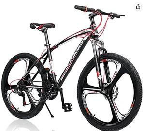 lot 10653 image: Outroad Bicycle BlackRed- Retail$189.99