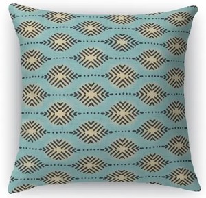 lot 5506 image: Rio Turquoise Accent Pillow By Kafka Des 2 Pack