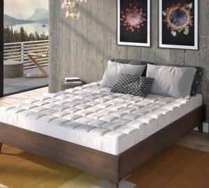 lot 10708 image: Kotter Home Pillowtop Mattress Pad Queen