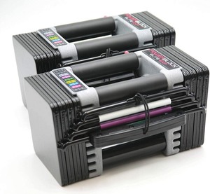 lot 3202 image: 2 Boxes of Powerblock Elite Exp Adjustable Weights - Retail $359.99