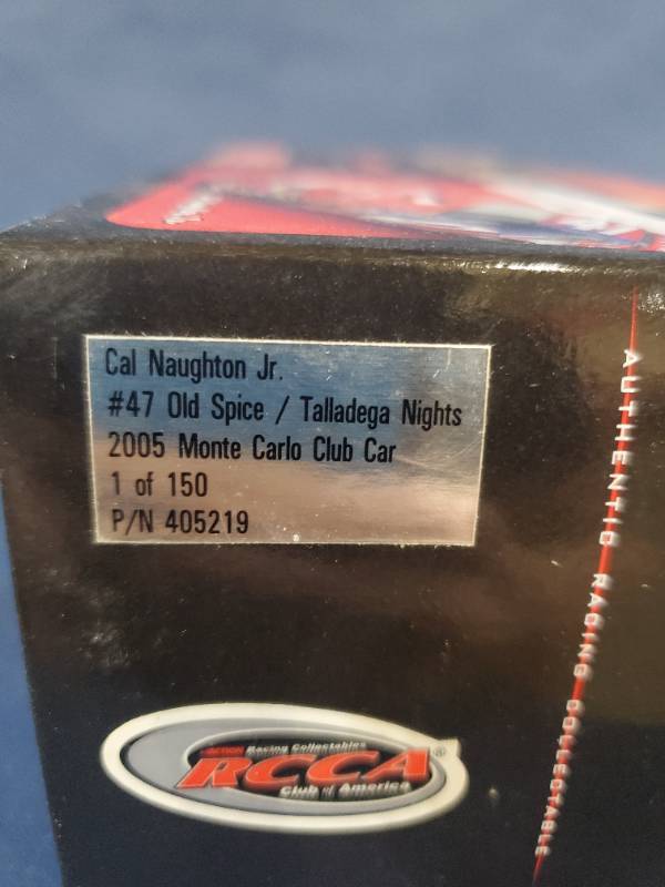 Cal Naughton, Jr. #47 Old Spice 1/24 Action 2005 TALLADEGA NIGHTS