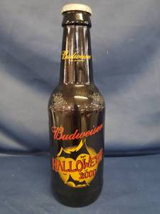 lot 14339 image: 14 in Tall Budweiser Halloween 2000 Collectors Bottle