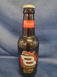lot 14342 image: 14 in Tall Budweiser Bud 8 Dale Earnhardt Jr 2000 Nascar Collectors Bottle