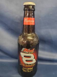 lot 14345 image: 14 in Tall Budweiser Dale Earnhardt Jr 8 Collectors Bottle