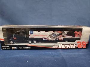 lot 14374 image: 29 Kevin Harvick Gm Goodwrench 164 Trailer Rig Nascar