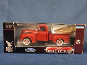 lot 14377 image: 1948 Ford F-1 Truck 118 Red. Shipping Is Free